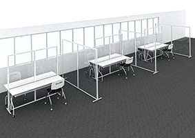飛沫感染予防ローパーティション UK-AL